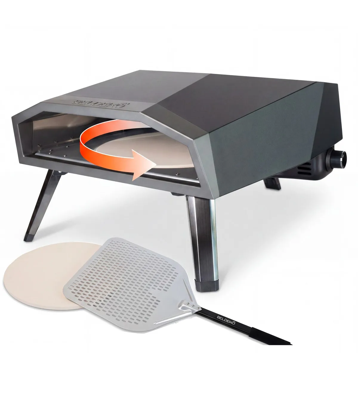 Four à pizza Beldeko Luigi XL, vue produit sur fond neutre